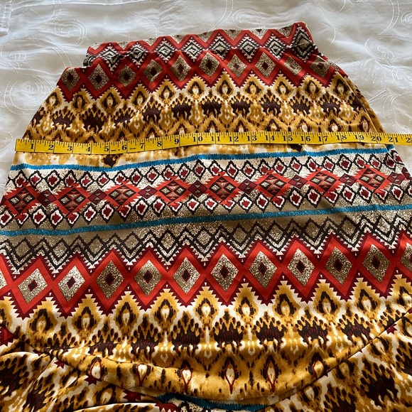 Notations Midi Boho Bottom Flare Skirt - Picture 7 of 7